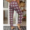 imageEkouaer Women Pajama Pants Comfy Pj Bottom with Pockets Stretch Plaid SleepwearAplaid 58
