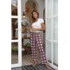 imageEkouaer Women Pajama Pants Comfy Pj Bottom with Pockets Stretch Plaid SleepwearAplaid 58