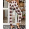 imageEkouaer Women Pajama Pants Comfy Pj Bottom with Pockets Stretch Plaid SleepwearAplaid 59