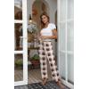 imageEkouaer Women Pajama Pants Comfy Pj Bottom with Pockets Stretch Plaid SleepwearAplaid 59
