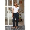 imageEkouaer Women Pajama Pants Comfy Pj Bottom with Pockets Stretch Plaid SleepwearBlack and Blue Plaid