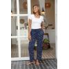imageEkouaer Women Pajama Pants Comfy Pj Bottom with Pockets Stretch Plaid SleepwearBprint 25