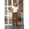 imageEkouaer Women Pajama Pants Comfy Pj Bottom with Pockets Stretch Plaid SleepwearPat68