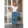 imageEkouaer Women Pajama Pants Comfy Pj Bottom with Pockets Stretch Plaid SleepwearPat69