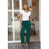 imageEkouaer Women Pajama Pants Comfy Pj Bottom with Pockets Stretch Plaid SleepwearPat71