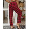 imageEkouaer Women Pajama Pants Comfy Pj Bottom with Pockets Stretch Plaid SleepwearPlaid 1