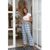 imageEkouaer Women Pajama Pants Comfy Pj Bottom with Pockets Stretch Plaid SleepwearPlaid 13