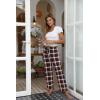 imageEkouaer Women Pajama Pants Comfy Pj Bottom with Pockets Stretch Plaid SleepwearPlaid 2