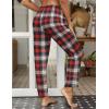 imageEkouaer Women Pajama Pants Comfy Pj Bottom with Pockets Stretch Plaid SleepwearPlaid 3