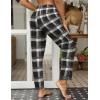 imageEkouaer Women Pajama Pants Comfy Pj Bottom with Pockets Stretch Plaid SleepwearPlaid 4