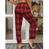 imageEkouaer Women Pajama Pants Comfy Pj Bottom with Pockets Stretch Plaid SleepwearPlaid 6