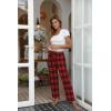 imageEkouaer Women Pajama Pants Comfy Pj Bottom with Pockets Stretch Plaid SleepwearPlaid 6