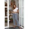 imageEkouaer Women Pajama Pants Comfy Pj Bottom with Pockets Stretch Plaid SleepwearPlaid 7