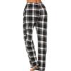 imageEkouaer Womens 2 Pack Lounge Pants Comfy Pajama Pants Plaid Pajama Bottoms with Pockets Drawstring Pj Bottoms Pants2 Packset 1