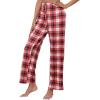 imageEkouaer Womens 2 Pack Lounge Pants Comfy Pajama Pants Plaid Pajama Bottoms with Pockets Drawstring Pj Bottoms Pants2 Packset 11
