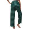 imageEkouaer Womens 2 Pack Lounge Pants Comfy Pajama Pants Plaid Pajama Bottoms with Pockets Drawstring Pj Bottoms Pants2 Packset 12