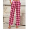 imageEkouaer Womens 2 Pack Lounge Pants Comfy Pajama Pants Plaid Pajama Bottoms with Pockets Drawstring Pj Bottoms Pants2 Packset 17