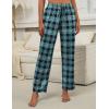 imageEkouaer Womens 2 Pack Lounge Pants Comfy Pajama Pants Plaid Pajama Bottoms with Pockets Drawstring Pj Bottoms Pants2 Packset 18