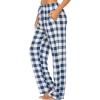 imageEkouaer Womens 2 Pack Lounge Pants Comfy Pajama Pants Plaid Pajama Bottoms with Pockets Drawstring Pj Bottoms Pants2 Packset 3
