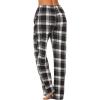 imageEkouaer Womens 2 Pack Lounge Pants Comfy Pajama Pants Plaid Pajama Bottoms with Pockets Drawstring Pj Bottoms Pants2 Packset 7