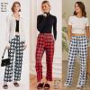 imageEkouaer Womens 2 Pack Lounge Pants Comfy Pajama Pants Plaid Pajama Bottoms with Pockets Drawstring Pj Bottoms Pants2 Packset 8