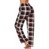 imageEkouaer Womens 2 Pack Lounge Pants Comfy Pajama Pants Plaid Pajama Bottoms with Pockets Drawstring Pj Bottoms Pants2 Packset 8
