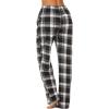 imageEkouaer Womens 2 Pack Lounge Pants Comfy Pajama Pants Plaid Pajama Bottoms with Pockets Drawstring Pj Bottoms Pants2 Packset 9