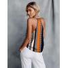 imageEkouaer Womens Silk Satin Camisole Tank Tops V Neck Sleeveless Spaghetti Straps Blouse Casual Racerback ShirtStripe Print