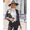 imageEkouaer Womens Turtleneck Tops Ribbed Pullover Sweater Long Sleeves Shirts Midweight Thermal Underwear BlouseWhite