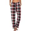 Classic Black red and White Plaid