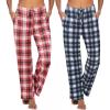 imageEkouaer Womens 2 Pack Lounge Pants Comfy Pajama Pants Plaid Pajama Bottoms with Pockets Drawstring Pj Bottoms Pants2 Packset 11