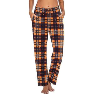 imageEkouaer Women Pajama Pants Comfy Pj Bottom with Pockets Stretch Plaid SleepwearPat68
