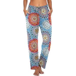 imageEkouaer Women Pajama Pants Comfy Pj Bottom with Pockets Stretch Plaid SleepwearPattern 3
