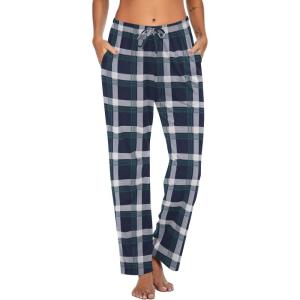 imageEkouaer Women Pajama Pants Comfy Pj Bottom with Pockets Stretch Plaid SleepwearPlaid 8