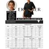 imageEkouaer Pajamas for Women Button Up Lounge Set Waffle Knit Loungewear Short Sleeve Pjs 2 Piece Sleepwear Shorts SetBlack
