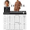 imageEkouaer Pajamas for Women Button Up Lounge Set Waffle Knit Loungewear Short Sleeve Pjs 2 Piece Sleepwear Shorts SetBrown