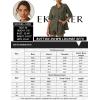 imageEkouaer Pajamas for Women Button Up Lounge Set Waffle Knit Loungewear Short Sleeve Pjs 2 Piece Sleepwear Shorts SetDark Army Green
