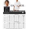 imageEkouaer Pajamas for Women Button Up Lounge Set Waffle Knit Loungewear Short Sleeve Pjs 2 Piece Sleepwear Shorts SetWhite