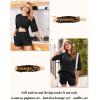 imageEkouaer Pajamas for Women Set 2 Piece PJ Soft Comfy Lounge Sets Short Sleeve Tops Shorts Sets Cotton Sleepwear SXXLBlack