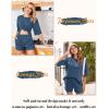 imageEkouaer Pajamas for Women Set 2 Piece PJ Soft Comfy Lounge Sets Short Sleeve Tops Shorts Sets Cotton Sleepwear SXXLNavy Blue