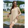 imageEkouaer Womens Pajamas Summer 2 Piece Sets Knit Loungewear V Neck Cap Sleeve Workout Sets Biker Shorts Tracksuit SXXLBeige