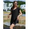 imageEkouaer Womens Pajamas Summer 2 Piece Sets Knit Loungewear V Neck Cap Sleeve Workout Sets Biker Shorts Tracksuit SXXLBlack