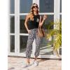 imageEkouaer Womens Pajamas Set Soft 2 Piece Lounge Sets Sleeveless Tank Tops with Jogger Set Active Tracksuit Lounge WearLeopardapricot