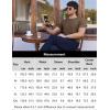 imageEkouaer Mens Knit TShirts Short Sleeve Casual Ribbed Shirts Lightweight Crewneck Tees Stretchy Undershirts SXXLBrown