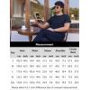 imageEkouaer Mens Knit TShirts Short Sleeve Casual Ribbed Shirts Lightweight Crewneck Tees Stretchy Undershirts SXXLNavy