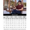 imageEkouaer Mens Knit TShirts Short Sleeve Casual Ribbed Shirts Lightweight Crewneck Tees Stretchy Undershirts SXXLWine Red