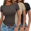 3pcs Black/ Khaki/ Chestnut Brown