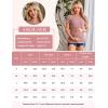 imageEkouaer Womens Nursing Tops 3 Pack Short Sleeve Ribbed Breastfeeding Shirts Double Layer Maternity Shirt Pregnancy ClothesCaramelGreyWine Red