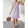 imageEkouaer Women Cotton Nightgowns Sleeveless Sleep Shirts Lace Night Shirts Sleep Dress S3XLLilac