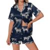 Navy Blue Zebra